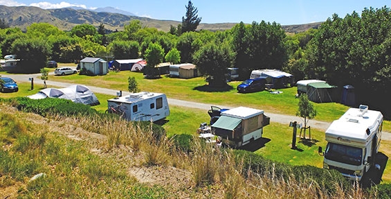 powered caravan sites